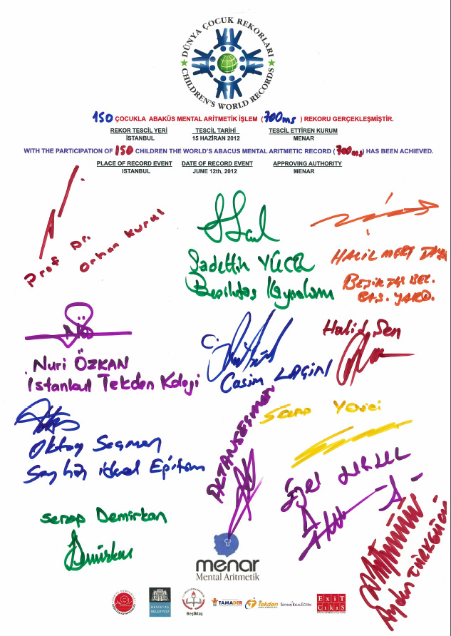 Click to enlarge the record registration document